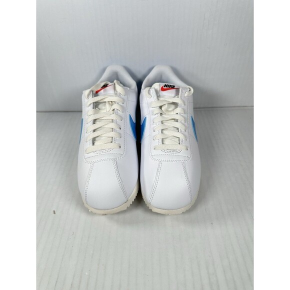 Size 8 Women’s Nike Cortez UNC White/University Blue Shoe Sneaker DN1791-102 NEW - Picture 2 of 8